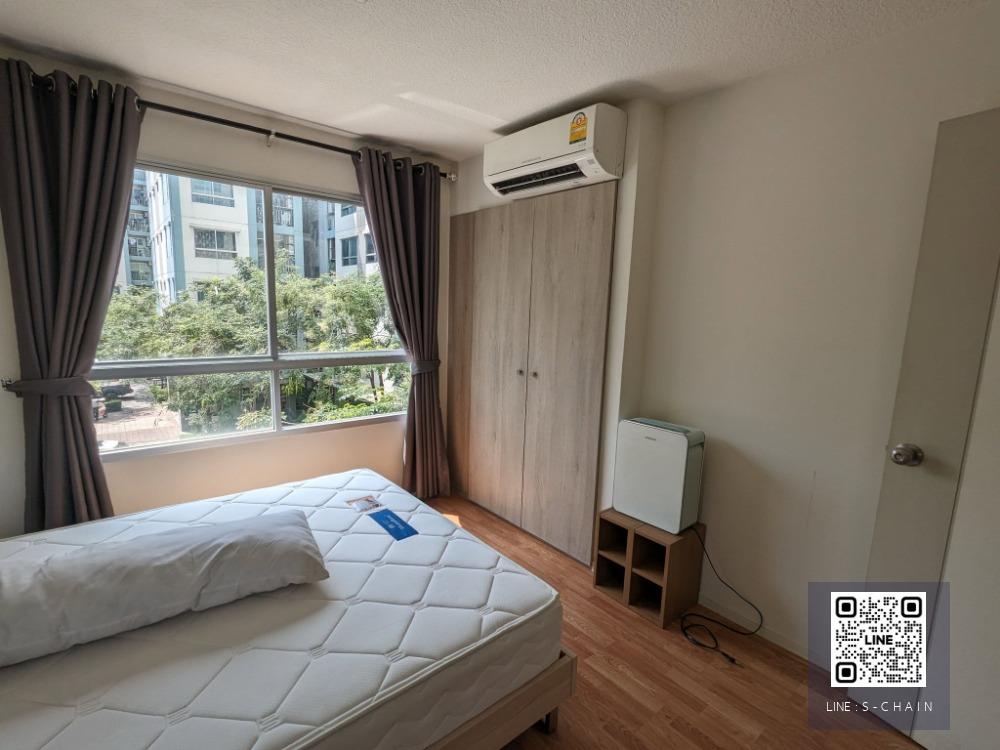 📢FOR RENT>> Lumpini Onnut - Ladkrabang 2>> 🍀ห้องขนาด 30 ตรม. ใหญ่สุดของโครงการ  ชั้น 3 ตึก B  ห้องมุมเงียบสงบ เฟอร์นิเจอร์ครบ #LV-MO1297