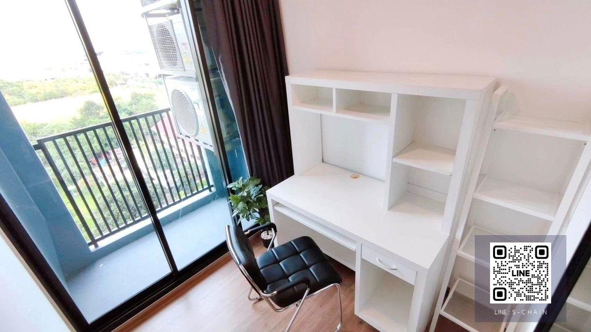🌈FOR RENT⭐The Origin Ram 209 Interchange ใกล้รถไฟฟ้าสายสีชมพู สีส้ม สถานีมีนบุรี ชั้น 9 ขนาดห้อง 30.7 ตร.ม เฟอร์นิเจอร์ครบ #LV-MO1565