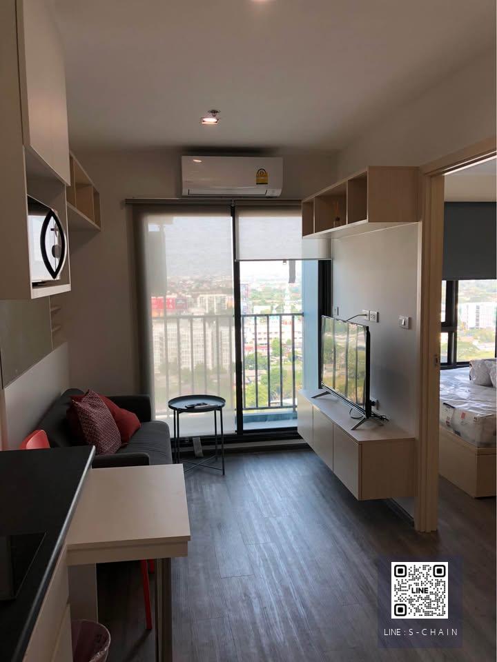 🍁FOR RENT>> Rich Park @Triple Station Srinakarin>> ชั้น18 ทิศเหนือ วิวสวยไม่มีตึกบังเฟอร์เจอร์ครบ พร้อมอยู่ ติดรถไฟฟ้าสายสีเหลือง สถานีหัวหมาก #LV-MO1180