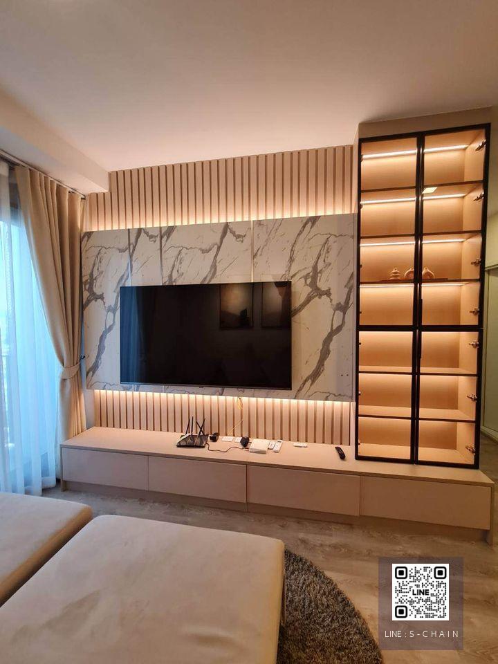 FOR RENT>> The Tree Pattanakarn - Ekkamai>> 2 ห้องนอน ห้องมุม ชั้น 12 เฟอร์นิเจอร์ตกแต่ง พร้อมอยู่ ใกล้Airport Link รามคำแหง #LV-MO406