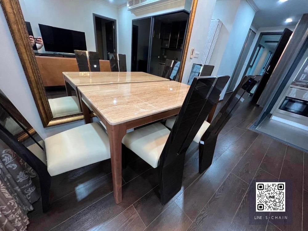 🔔🌷FOR RENT>> C Ekkamai>> ชั้น 15 ติดสระว่ายน้ำ 2 ห้องนอน เฟอร์นิเจอร์พร้อมเครื่องใช้ไฟฟ้าครบ ใกล้ BTS เอกมัย #LV-MO899