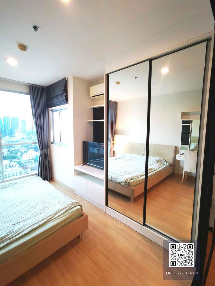 🚩FOR RENT>> Life Ladprao>> 😊ห้องใหญ่ 40 ตร.ม ชั้น 25 เฟอร์นิเจอร์ครบ จัดเต็ม ส่วนกลางขนาดใหญ่ เดินทางสะดวก ติดรถไฟฟ้า 3 สาย #LV-MO1176