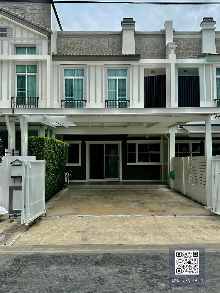 🏠TOWN HOME FOR RENT>> Indy 2 Bangna - Ramkhamhaeng>> ทาวน์โฮม 2 ชั้น 3 ห้องนอนทำเลดี ใกล้ ม.รามคำแหง บางนา บ้านสวยแต่งครบ พร้อมอยู่ หน้าบ้านสวนสวย ไม่ตรงกับใคร #LV-MO780