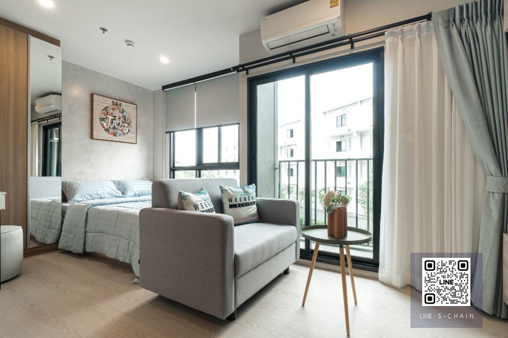🌸🌟FOR RENT>> Nue Connex  Condo Donmueang>> ห้อง Studio ขนาด 22 ตร.. ชั้น 3 ตึก B ระเบียงเป็นส่วนตัว ตกแต่งครบพร้อมเฟอร์นิเจอร์ ใกล้ ม.รังสิต #LV-MO1037