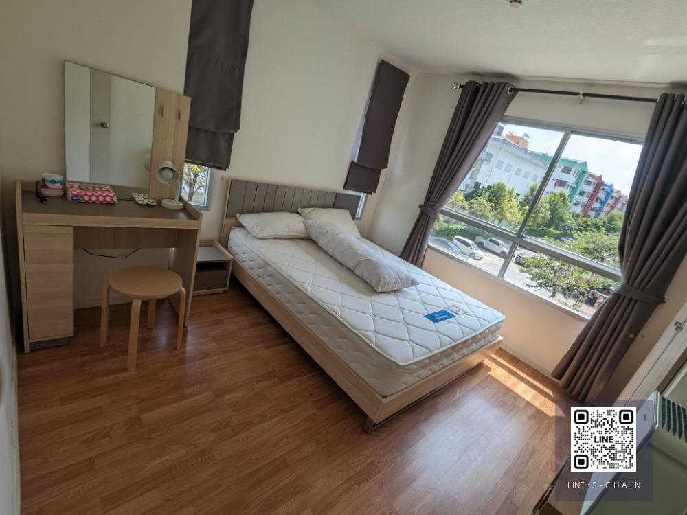📢FOR RENT>> Lumpini Onnut - Ladkrabang 2>> 🍀ห้องขนาด 30 ตรม. ใหญ่สุดของโครงการ  ชั้น 3 ตึก B  ห้องมุมเงียบสงบ เฟอร์นิเจอร์ครบ #LV-MO1297