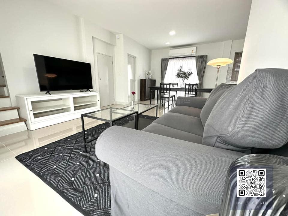 🚩🏘 HOME FOR RENT>> ทาวน์โฮม 2 ชั้นโครงการ 𝗣𝗟𝗘𝗡𝗢 สุขุมวิท​ บางนา​𝟮🌱หน้าบ้านไม่ชนใครติดหน้าสวนเห็นวิวร่มรื่น  3 ห้องนอน ใกล้ Mega บางนา #LV-MO892