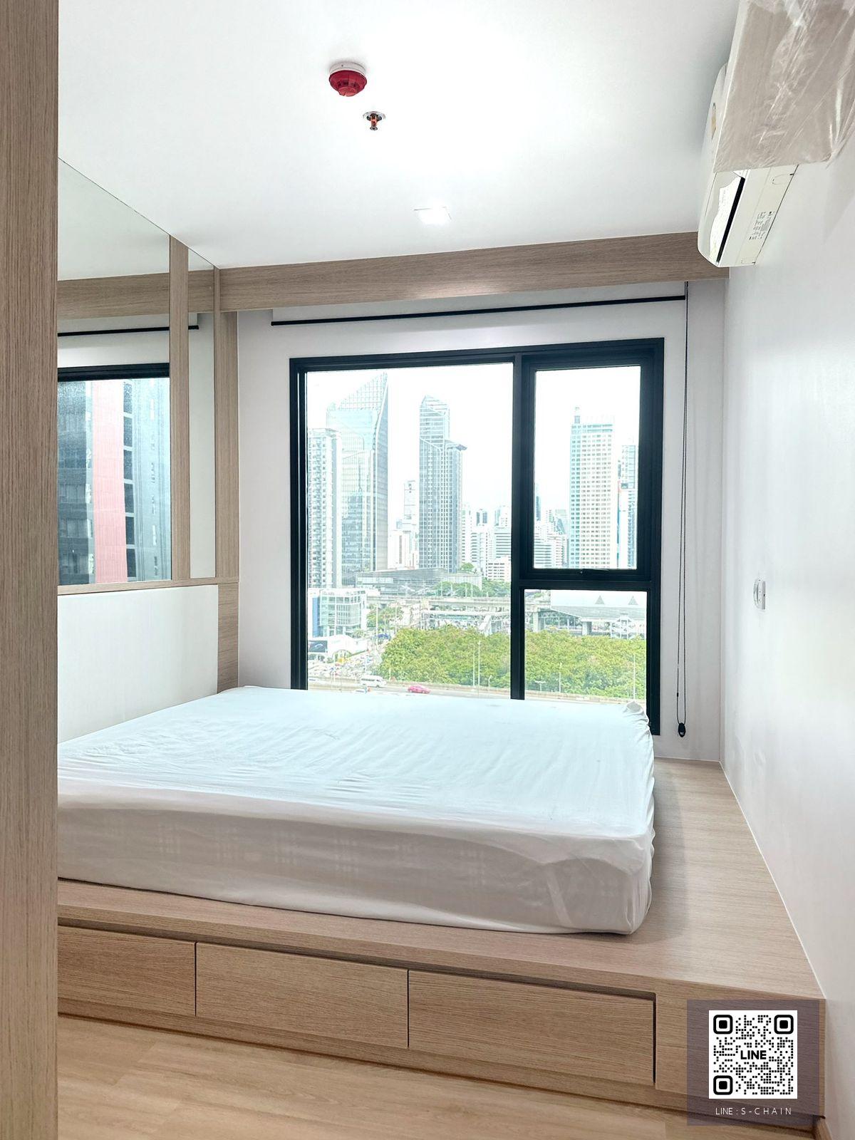 📢FOR RENT>> Life Asoke - Rama 9 🎊ห้องสวย บิ้วอินครบ เจ้าของอยู่เองไม่เคยปล่อยเช่า ห้องเพิิ่ง Renovate ใหม่ ใกล้ certral rama 9  ชั้น 14 #LV-MO2022