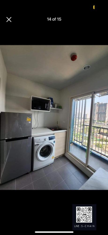 FOR RENT>> Metro Sky Wutthakat>> ใกล้ BTS วุฒากาศ เพียง 300 เมตรชั้น 15 มีฉากกั้นห้องเป็นสัดส่วน #LV-MO045