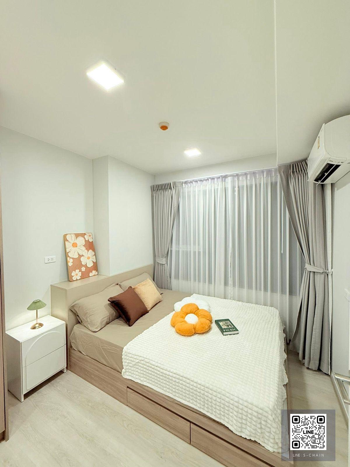 📢FOR RENT>> Plum Condo Sukhumvit 62>> 🌈🌸🚊550 เมตร จาก BTS บางจาก 2 ห้องนอน ชั้น 4 เฟอร์นิเจอร์ครบ พร้อมเครื่องใช้ไฟฟ้า #LV-MO1830