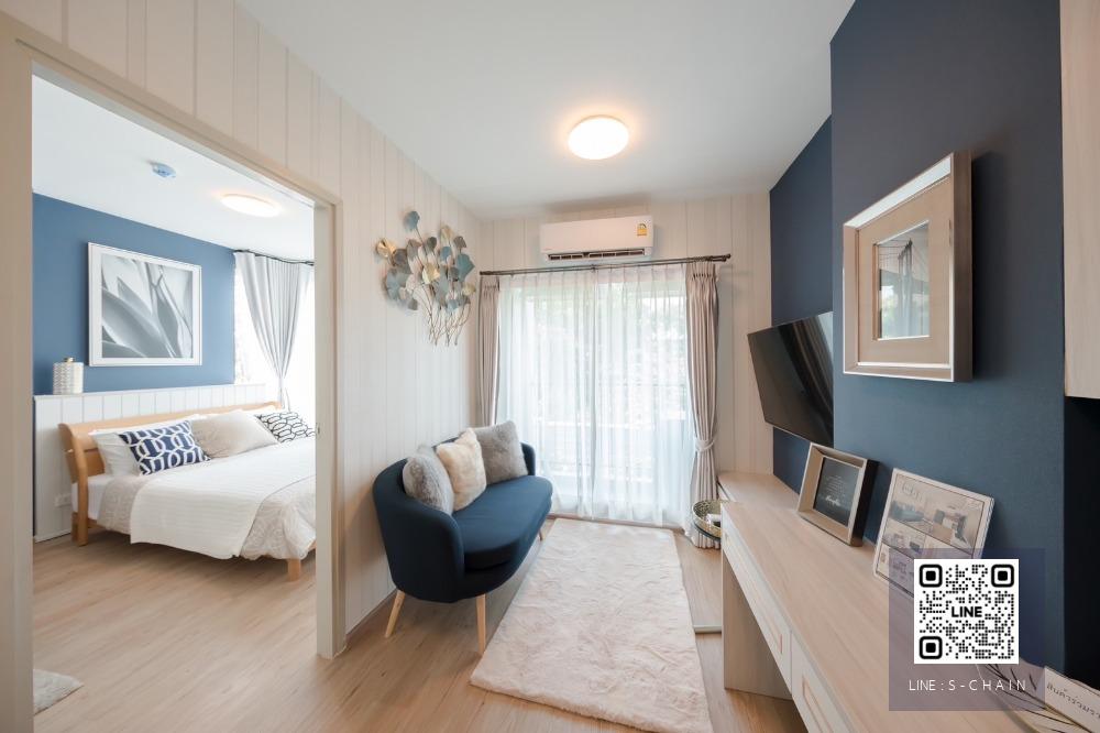 💕✨FOR RENT>> Feel Condo Ladprao 122>> ขนาดห้อง 25 ตร.ม ชั้น 2  ใกล้ MRT ลาดพร้าว #LOV-MO1286