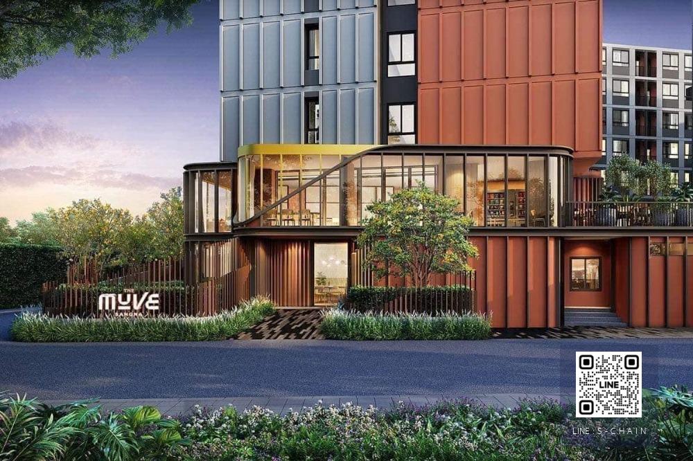 🌸🌼For rent คอนโด ✦The Muve Bangna✦ ห้องใหม่ตกแต่งสวยมากก เฟอร์นิเจอร์ และเครื่องใช้ไฟฟ้าครบ 🥰😍 #HF955