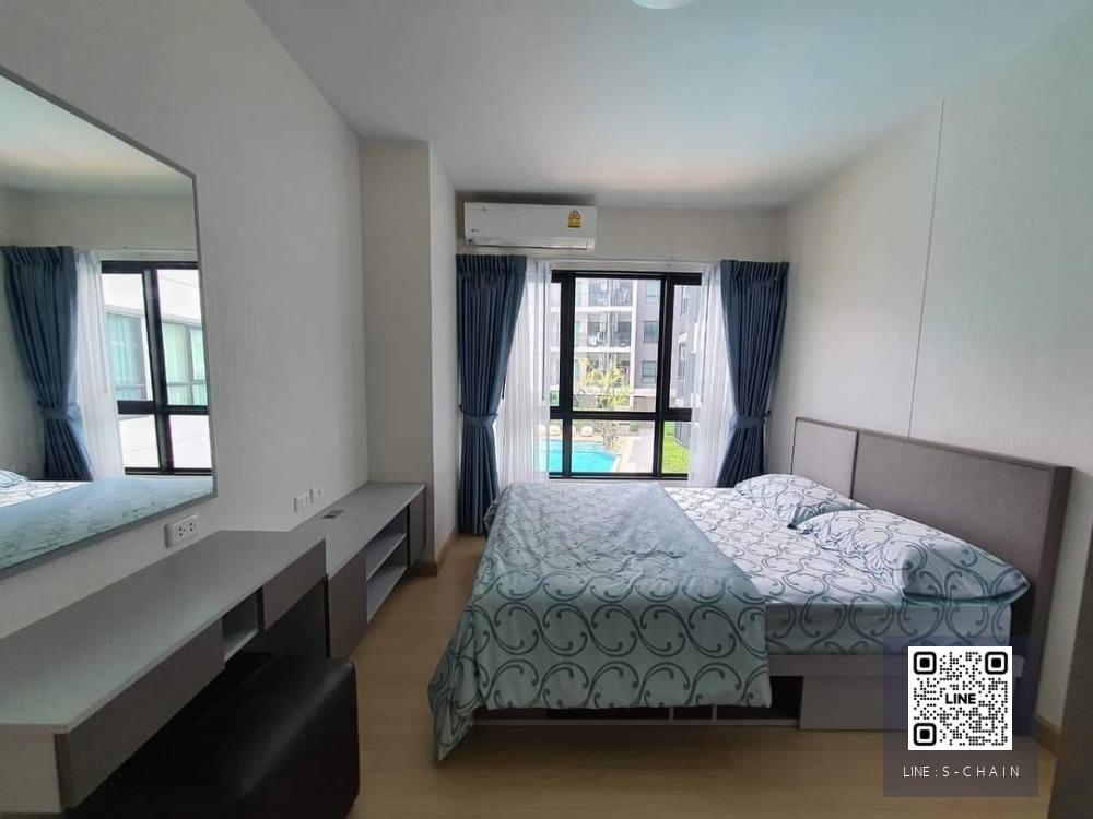 FOR RENT>> Supalai City Resort Rama8>> ชั้น 2 วิวสระว่ายน้ำ เฟอรฺนิเจอร์ Built-in  ติดสะพานพระราม 8 เดินทางง่าย ใกล้รถไฟฟ้าสายสีน้ำเงิน MRT บางยี่ขัน #LV-MO151