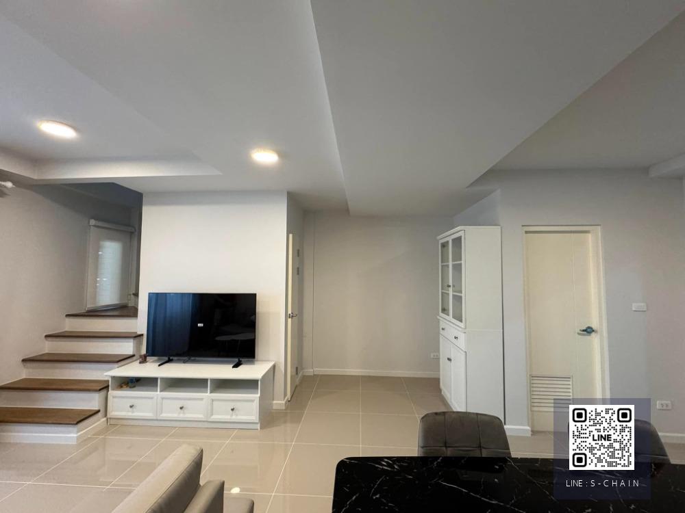 🏡☘️TOWN HOME FOR RENT>> Q Prime Sukhumvit 77>> ทาวน์โฮม 3 ชั้น บ้านใหม่ เฟอร์ครบ พร้อมเข้าอยู่  เดินทางสะดวก ใกล้ MRT ศรีนุช #LV-MO1141