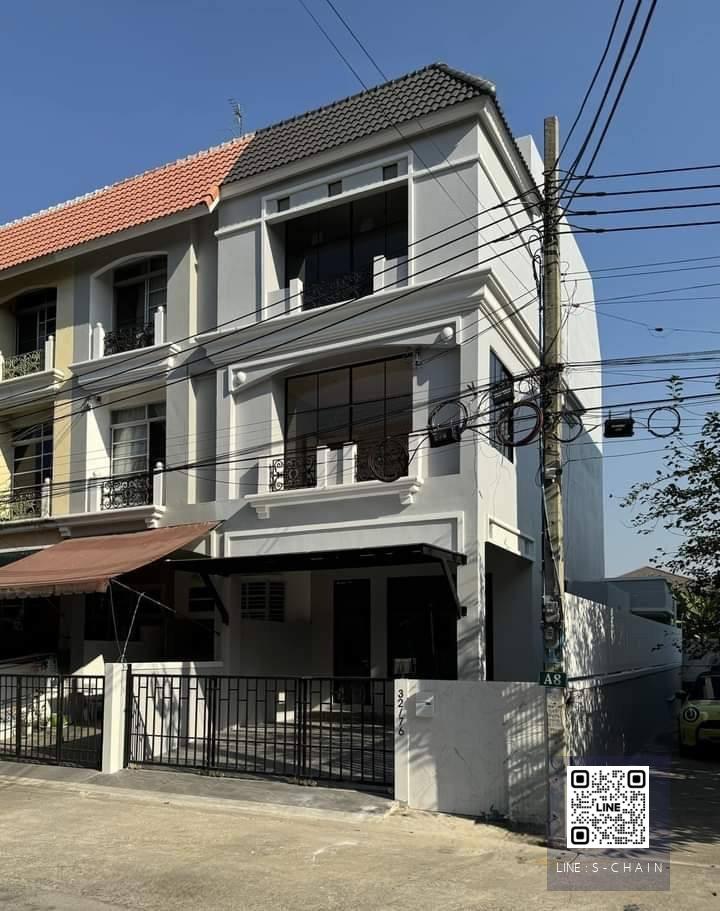 💛🔥TOWNHOME FOR RENT>>Grand Ville Onnut 80>> ทาวน์โฮม 3 ชั้น ครึ่ง 31 ตร.ว หลังมุม ใกล้ ทางด่วนพระราม9 มอเตอร์เวย์  #LV-MO1296