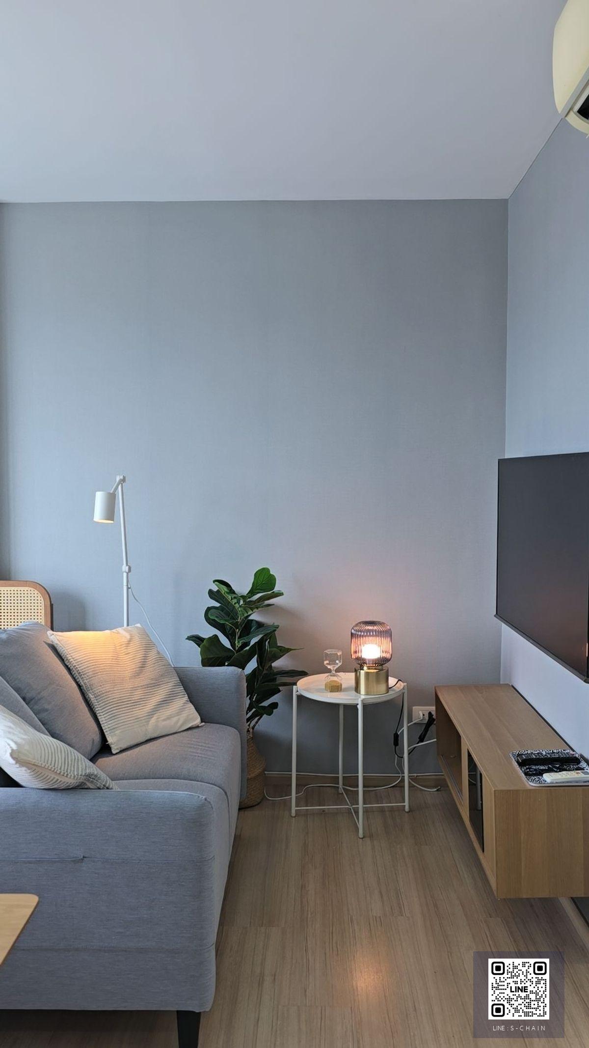 FOR RFENT ⭐The Base Rama 9 - Ramkhamaheng 🔥  ห้อง Studio ชั้น 23 วิวสระว่ายน้ำ เฟอร์ครบ ห้องสวย พร้อมอยู่ ใกล้ Airport Link รามคำแหง #LV-MO1702