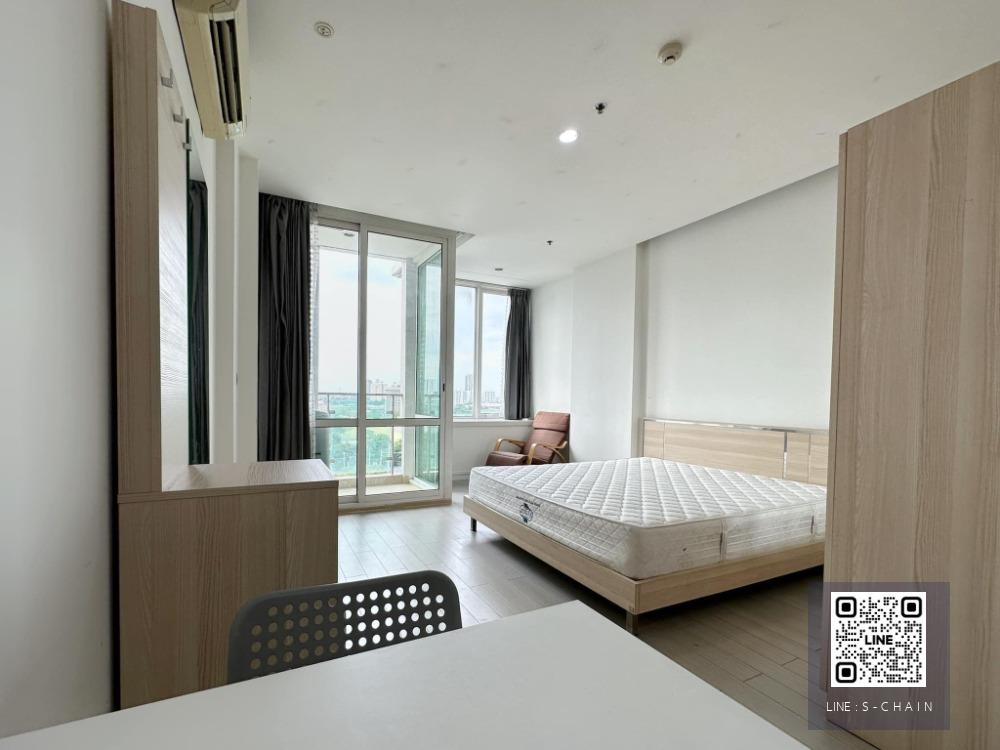 🌀🌸FOR RENT>> TC GreenRama9>> ห้อง Studio ขนาด 28 ตร.ม. ชั้น 10 ตึก B วิวสวย โล่ง เพดานสูง โปร่ง ไม่อึดอัด เงียบ สงบ ใกล้ Show DC /รพ.ปิยะเวท #LV-MO786