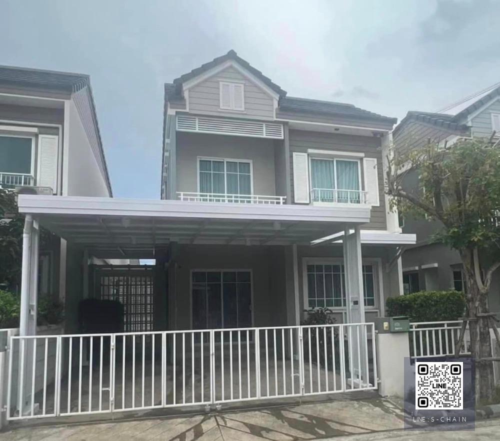 🏡🌳HOME FOR RENT>> The Village 3 Bangna - Wongwaen>> ทาวน์โฮม 2 ชั้น สไตล์บ้านเดี่ยวแบบยุโรป บ้านสามารถทำเป็นโฮมออฟฟิตได้ จดทะเบียนพาณิชย์ได้ 3 ห้องนอน #LV-MO940