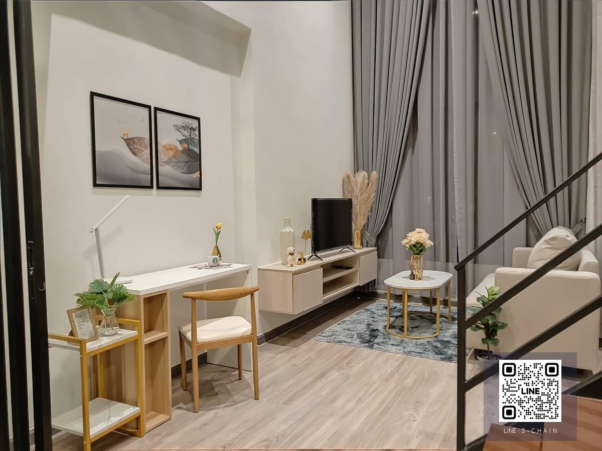 🎏FOR RENT>> The Collec Ratchada 32>> ห้องสวย ทำเลดี พื้นที่ใช้สอยมีทั้งชั้นบนและชั้นล่าง ห้อง Duplex ชั้น 7 ตรงข้ามศาลอาญารัชดา /ม.ราชฎัชจันทรเกษม #LV-MO1472
