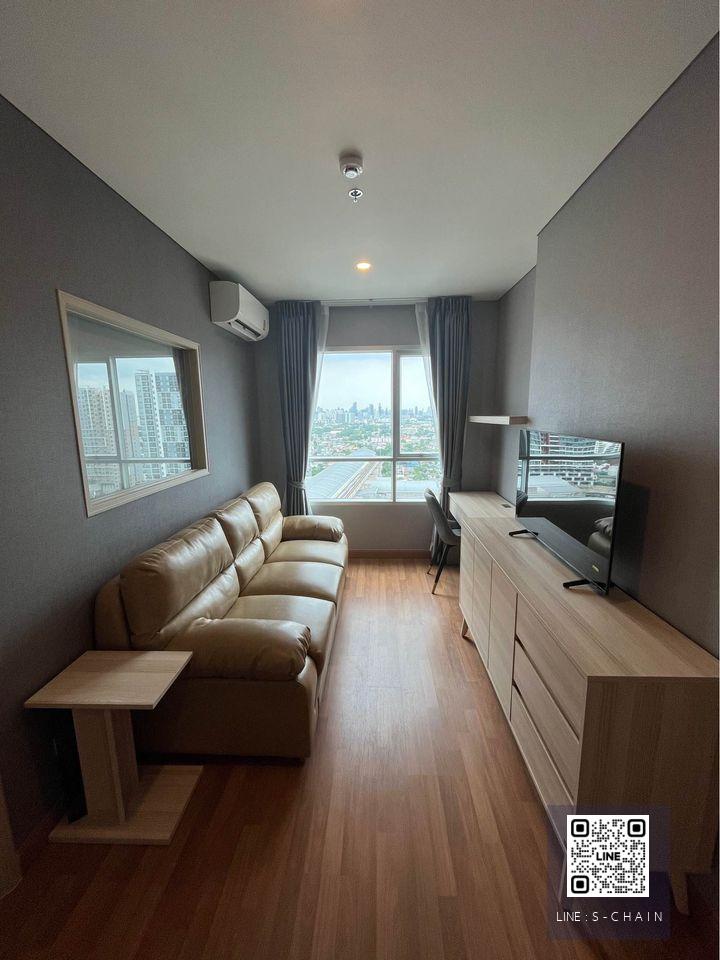 💛🔥FOR RENT>> Lumpini Place Taopoon Interchange>> ใกล้ MRT เตาปูน เพียง 100 เมตร ขนาดห้อง 32 ตร.ม. ชั้น 21 ห้องริม ฝั่งห้องนอนไม่ติดใคร เงียบสงบ วิวดี #LV-MO665