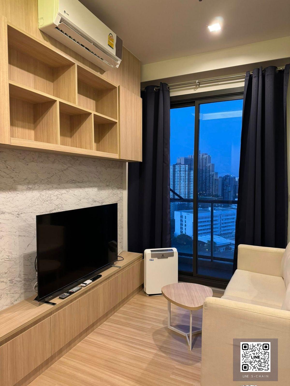 🔥FOR RENT>> M Jatujak 📢ตึก B ชั้น 19 ห้องหันทิศเหนือ ไม่ร้อน รับแดดแต่ตอนเช้า ห้องเงียบมาก กระจก 2 ชั้น วิวไม่มีตึกบัง ใกล้ BTS สะพานควาย #LV-MO1878