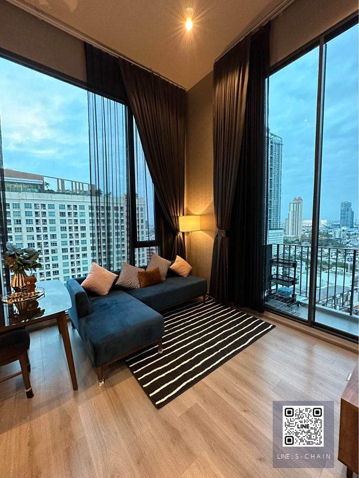 ✨💛FOR RENT>> The Reserv Phahol - Pradiphat>> ห้อง Duplex ชั้น 12A  หน้าต่าง/ประตูขนาดใหญ่ วิวสวยมาก ใกล้ BTS สะพานควาย #LV-MO511