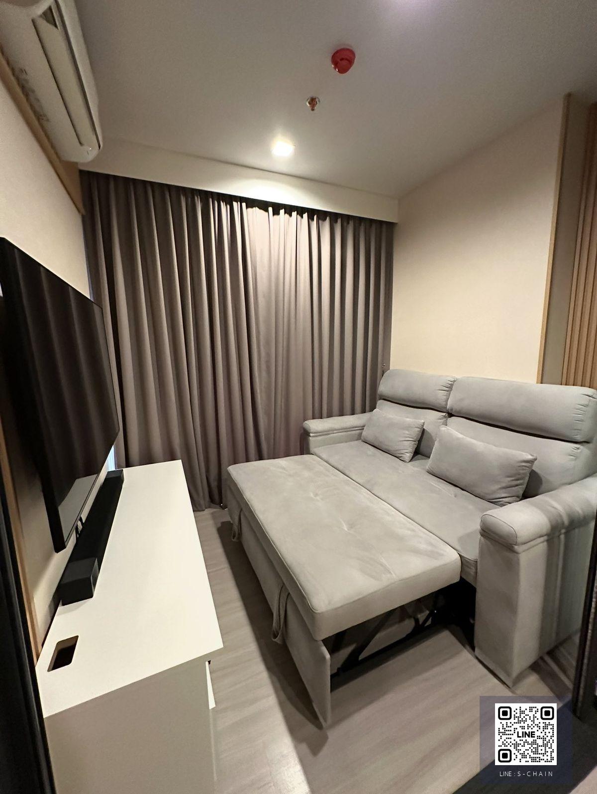 ⭐FOR RENT>> Life Asoke Hype  🌈🔔ห้อง One Bed Plus ชั้น 10 ่วิวเมือง ห้องสวย ไม่ร้อน ตกตแต่งห้องสไตล์มูจิ สีไม้อ่อนและสีขาว  ใกล้ MRT พระราม 9 #LV-MO1877