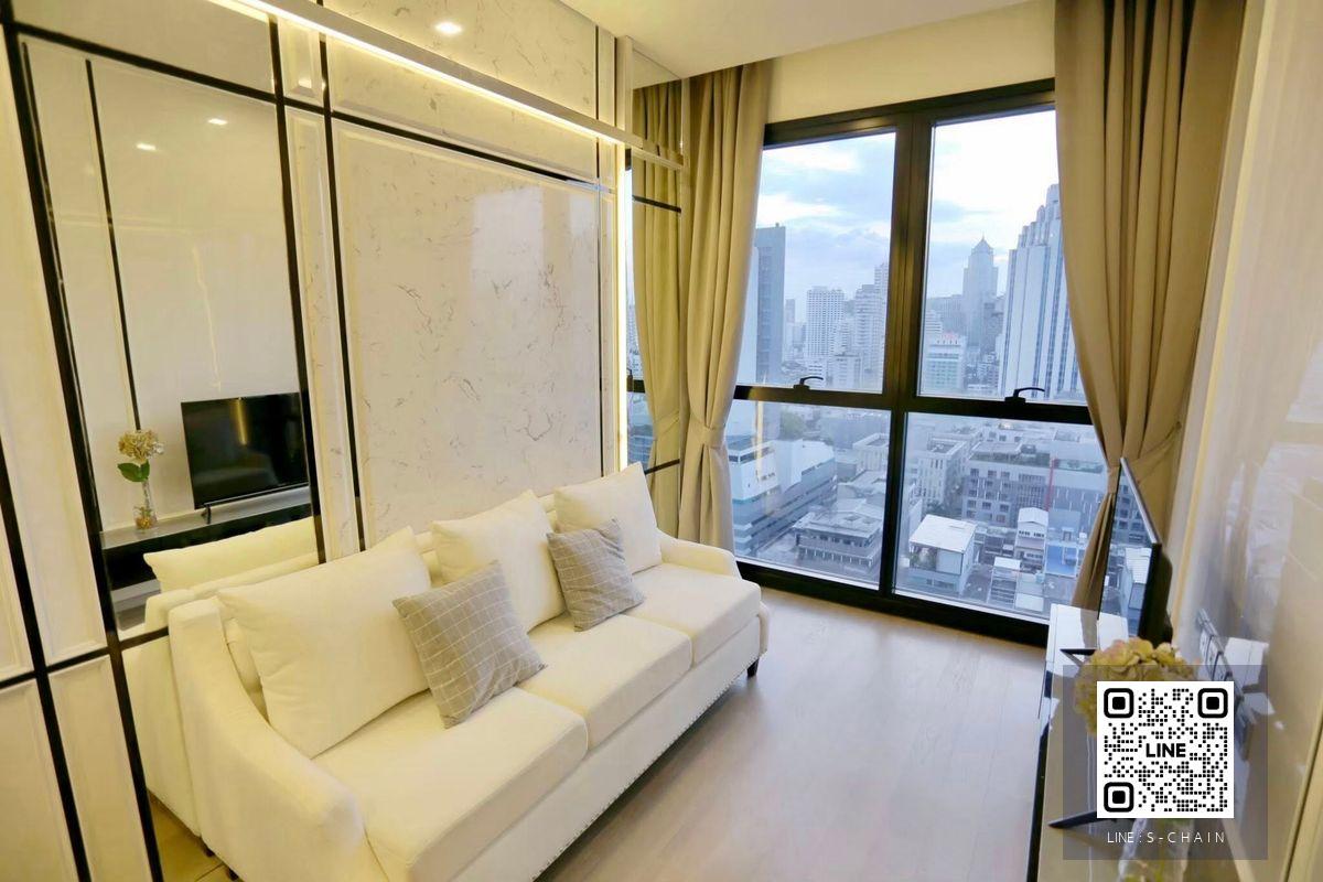 FOR RENT>> Ashton Asoke 🌈⭐ขนาด 31 ตรม. ชั้น17 เฟอร์นิเจอร์และเครื่องใช้ไฟฟ้าครบ ตกแต่งพร้อมเข้าอยู่  ใกล้ BTS อโศก #LV-MO1870