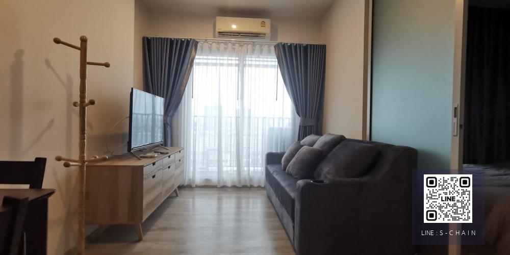 FOR RENT>> Niche Mono Ramkhamhaeng>> ตึก A ชั้น 14 ขนาด 28.6 ตร.ม. เฟอร์นิเจอร์ครบพร้อมเครื่องใช้ไฟฟ้า พร้อมอยู่ ใกล้ MRT หัวหมาก #LV-MO468