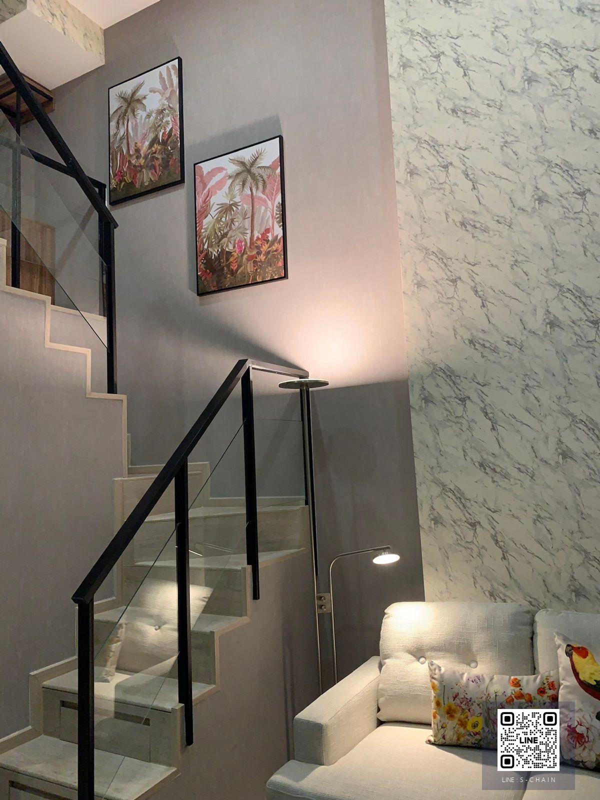 FOR RENT>> The Rich Rama 9 - Srinakarin>> ติดรถไฟฟ้า Airport Link หัวหมาก ห้อง Loft สวย ชั้น 32 เฟอร์นิเจอร์ครบ เดินทางสะดวก #LV-MO1682