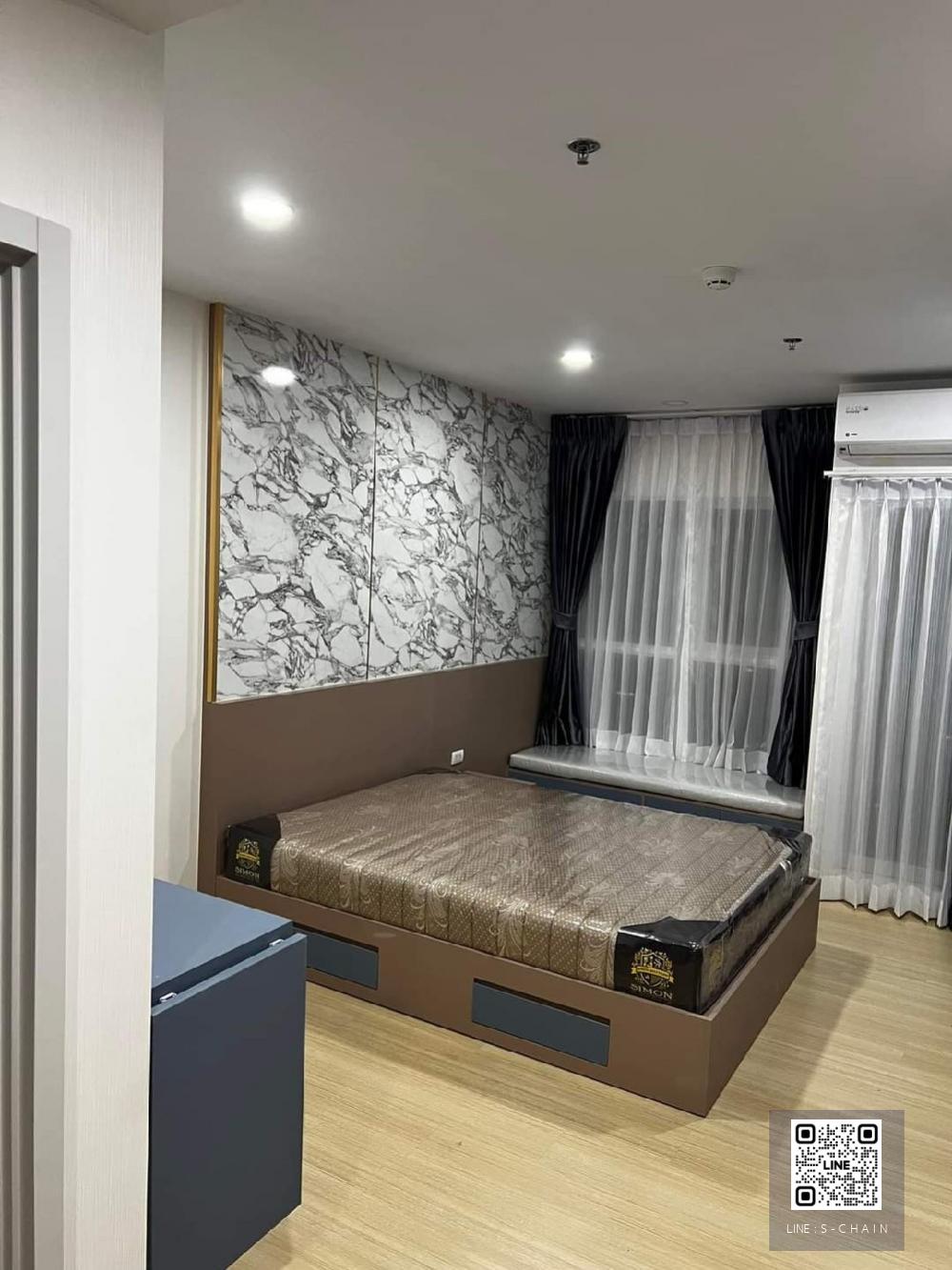 🌟 คอนโด ให้เช่า 🌟Supalai Veranda Ramkhamhaeng(Hua Mak)ขนาดห้อง 28 ตร.ม. ชั้น 8#M0-1151