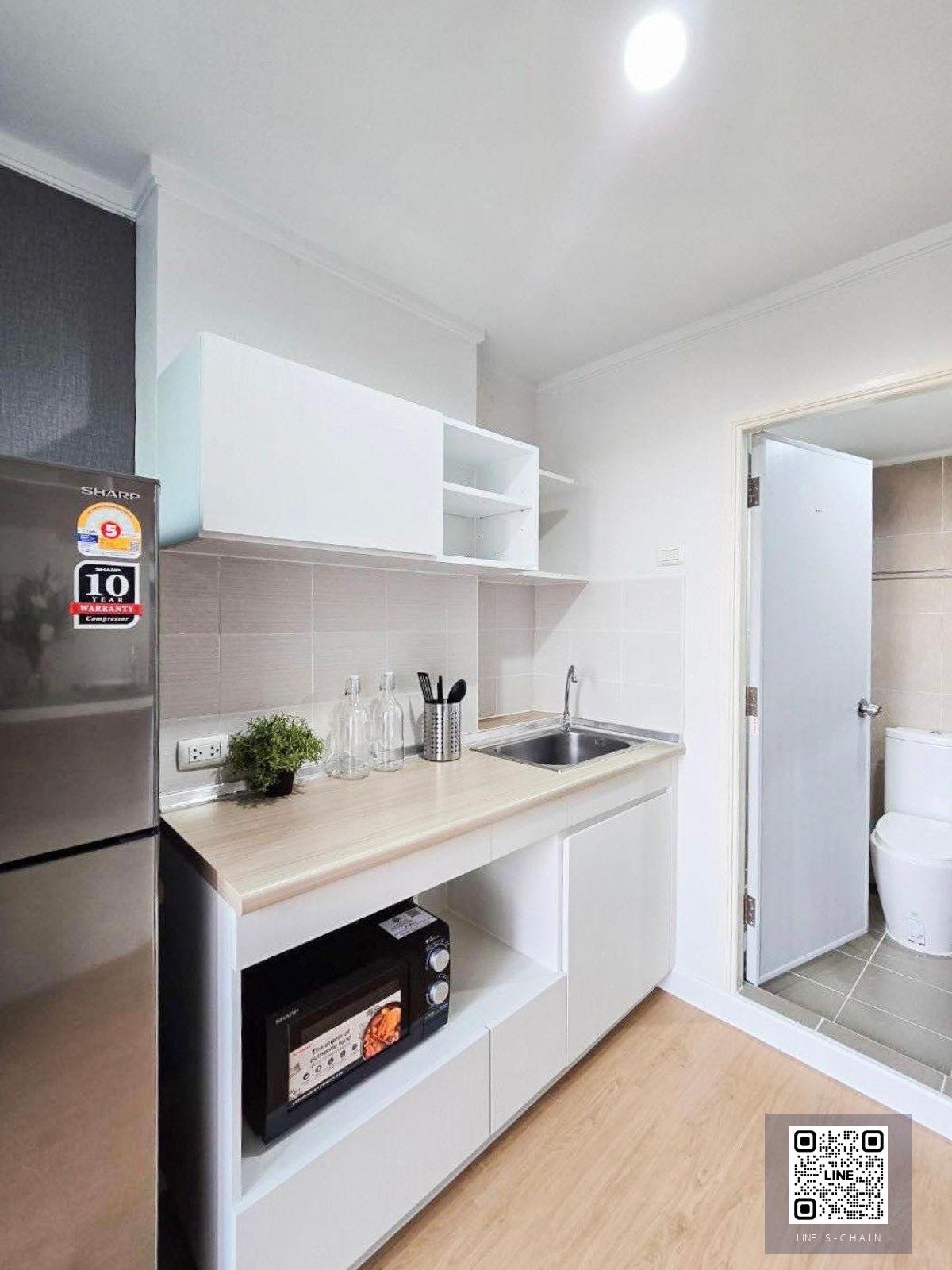 📢FOR RENT 🎉Lumpini Ville Lasalle  - Bearing>> สุขมวิท105 ชั้น 7 ตึก C  ขนาด 27 ตร.ม เฟอร์นิเจอร์ครบ พร้อมอยู่ ร่มรื่น เงียบสงบ น่าอยู่ #LV-MO1658