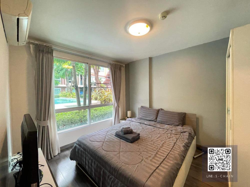 FOR RENT Condo Chaingmai>> ดีเวียง สันติธรรม>> วิวสระ ชั้น 1 พร้อมอยู่ #MOC-013