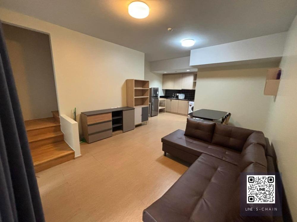 🍀⭐FOR RENT>> UNIO Sukhumvit 72>> ห้อง Duplex 1st and 2 nd floor with Pool access 70 SQM.  1 Bed  2 Bath Fully furnished  #LV-MO1293