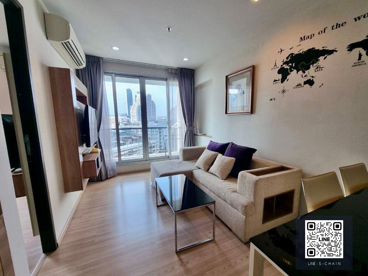 📢⭐FOR RENTSALE>> Rhythm Sathorn>> ตึก South ชั้น 6 วิวฝั่งไอคอนสยาม ใกล้ BTS สะพานตากสิน 400 เมตร Fully Furnished พร้อมเครื่องใช้ไฟฟ้า และ interne #LV-MO1528