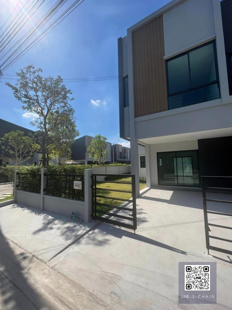 FOR RENT>> TOWNHOME หมู่บ้านพลีโน่ สุขุมวิท - บางนา2>> บ้านใหม่ หน้าสวน ใกล้ Mega / IKAE Bangna #MO-4788