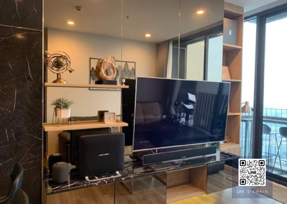 🤍 คอนโด ให้เช่า 🤍Whizdom Essence Sukhumvitขนาดห้อง 55.2 ตร.ม. ชั้น 40#MO-1152