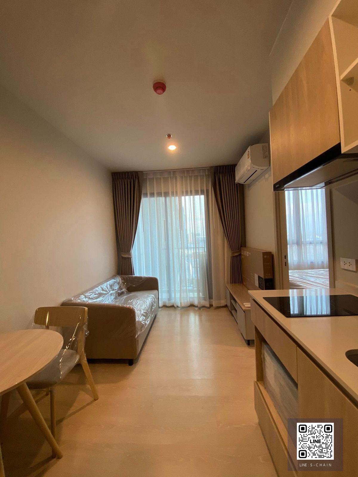 🌈FOR RENT✨Nue Mega Plus Bangna>> ห้องใหม่ ติดห้าง Mega บางนา ขนาด 27 ตรม.  ชั้น 12X เฟอร์นิเจอร์พร้อมเครื่องใช้ไฟฟ้าครบ #LV-MO1677