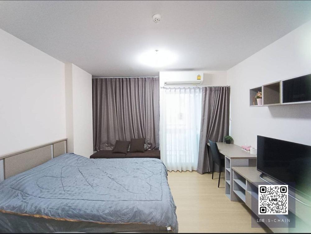 FOR RENT>> Supalai Veranda Rama 9>> ห้อง Studio 29 ตร.ม ชั้น 9 ตึก B Fully furnished ใกล้ MRT พระราม 9 #LV-MO1328