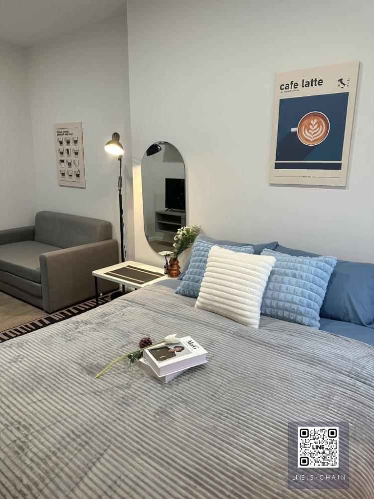 🔔🍀FOR RENT>> Modiz Rhyme Ramkhamhaeng>> ห้องใหม่แกะกล่อง เฟอร์นิเจอร์ครบ ใกล้ MRT รามคำแหง 80 เมตร  ชั้น 18 #LV-MO1115