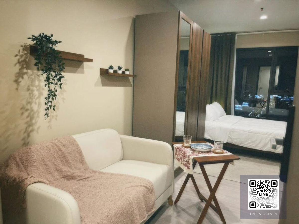 🍀FOR RENT🌺Life Asoke Hype  ห้องสตูดิโอ ขนาด 26.5 ตร.ม. ชั้น 35 วิวมักกะสัน  เฟอร์นิเจอร์/เครื่องใช้ไฟฟ้าครบ พร้อมเข้าอยู่ ใกล้ MRT พระราม 9 #LV-MO1573