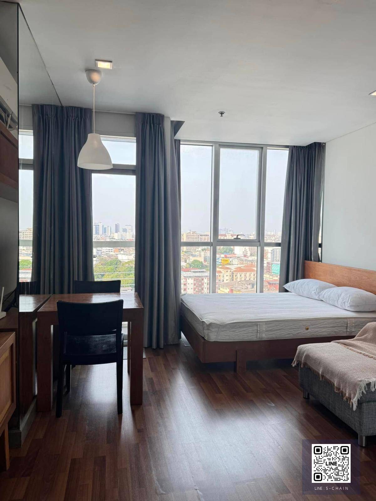 🌟FOR RENT>> Le Luk Condominium>> ใกล้ BTS พระโขนง 200 เมตร ห้อง Studio 32 ตร.ม ชั้น 12 #LV-MO1456