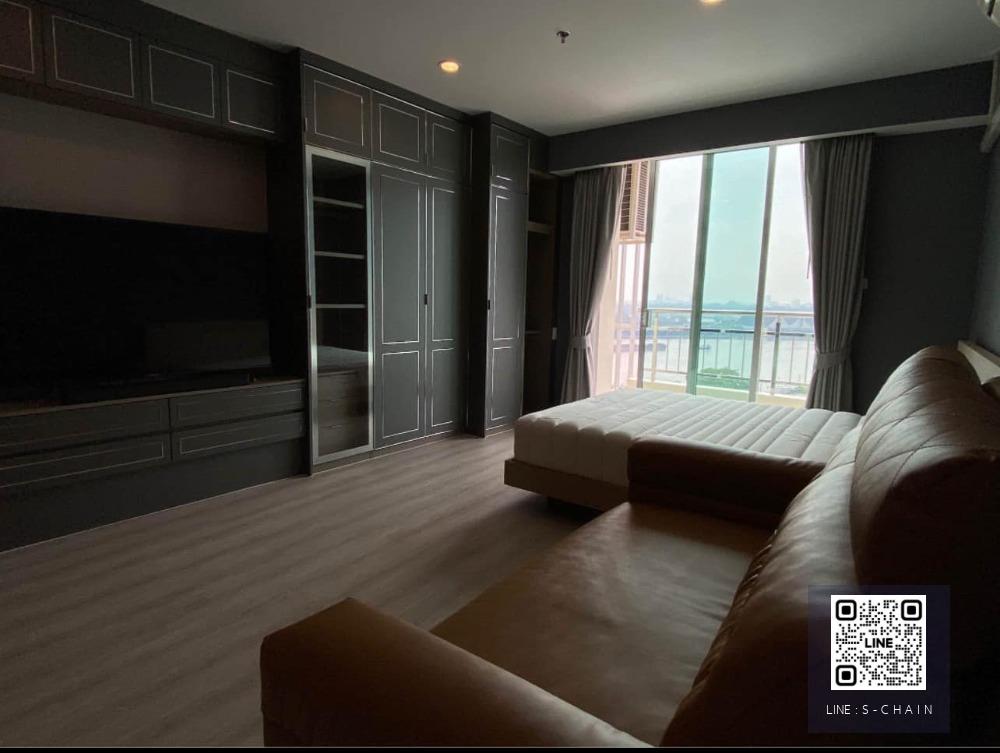 🌈📢FOR SALE>> Supalai Prima Riva>> ชั้น 12 ทิศใต้ วิวแม่น้ำ+สวนบางกระเจ้า ขนาด 42.48 ตร.ม.  1 ห้องนอน เฟอร์นิเจอร์ Built-in #LV-MO1316