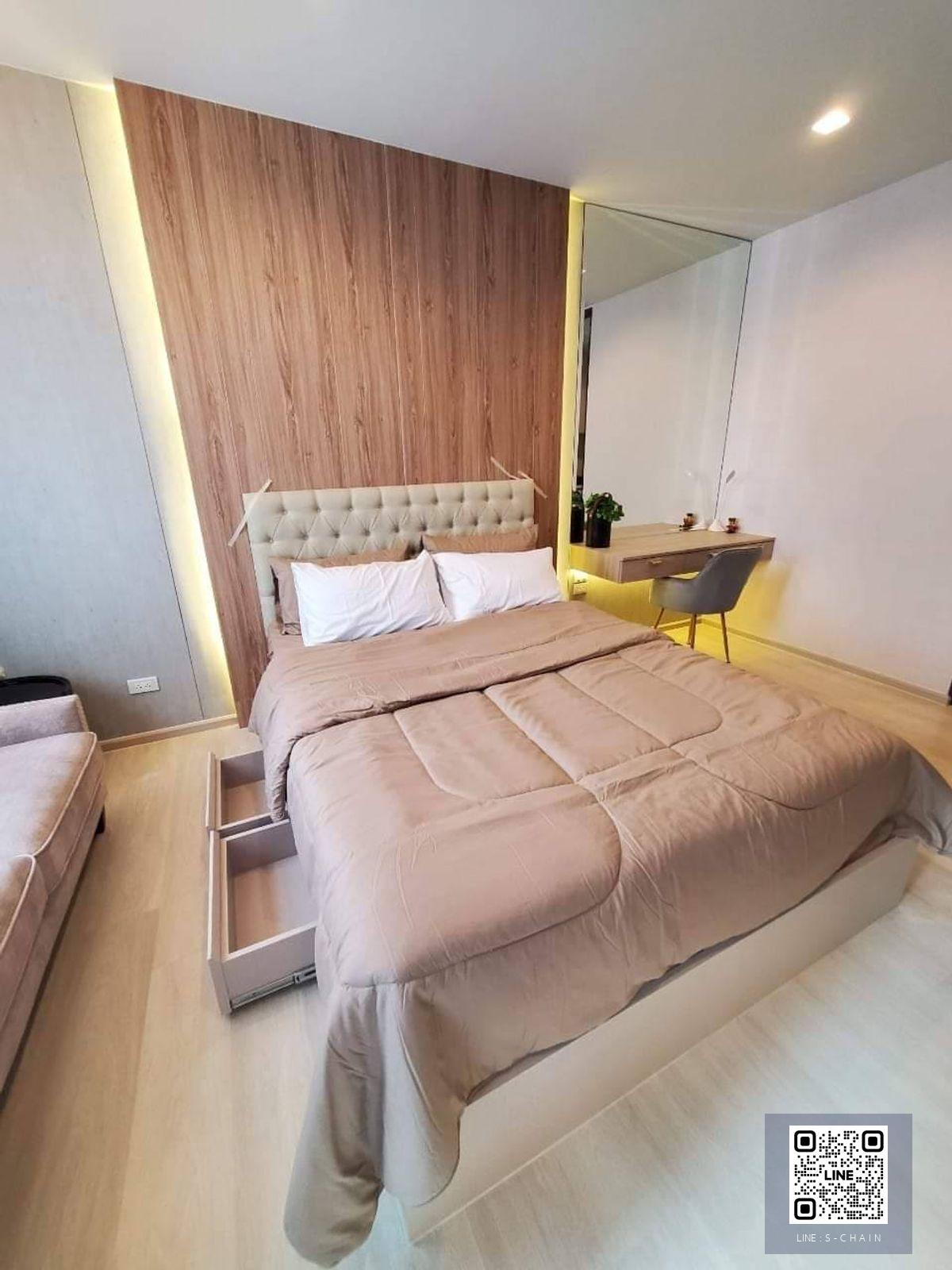 FOR RENT>> Life One Wireless>> ห้องสวย ตรงปก เครื่องใช้ไฟฟ้าครบ 29 ตรม . กั้นส่วนครัว และ ห้องนอน - ชั้น 29 ห้องมุม ใกล้ BTS เพลินจิต #LV-MO1659