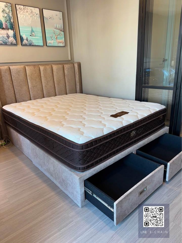 🎉FOR RENT>> Aspire Asoke Ratchada>> ชั้น 6 ตึก E ขนาดห้อง 25 ตร.ม. เฟอร์นิเจอร์และเครื่องใช้ไฟฟ้าครบ ใกล้ MRT พระราม 9  ส่วนกลางขนาดใหญ่ #LV_MO1012