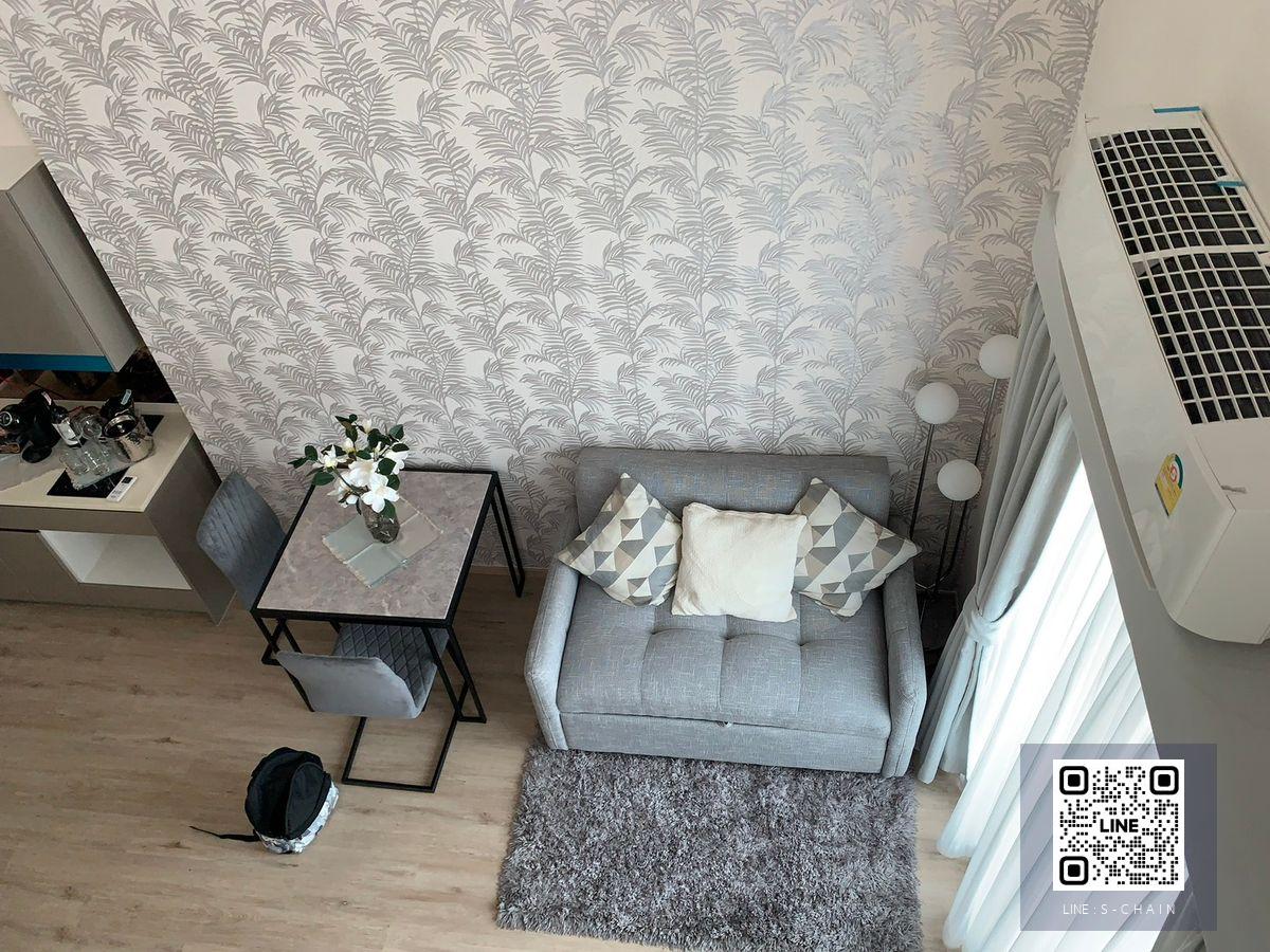 FOR RENT>> The Rich Rama 9 - Srinakarin>> ห้อง Loft เพดานสูง  ใกล้รถไฟฟ้า 3 สายและทางด่วน เชื่อมต่อใจกลางเมืองสะดวกทุกเส้นทาง #LV-MO1681