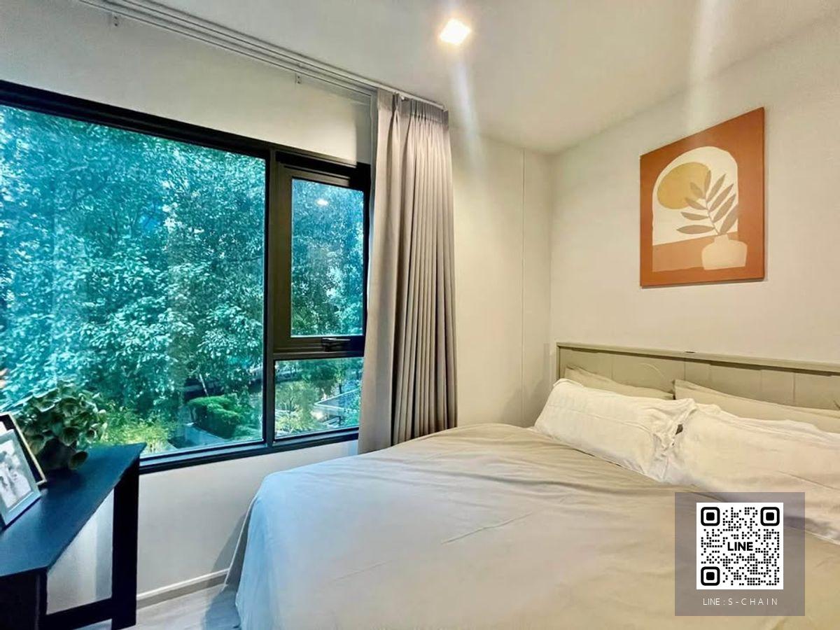 FOR RENT✨Life One Wireless 📢ชั้น 4 ชั้นเตี้ยสุดในโครงการ วิวสวน ห้องไม่มีความเสียหายจากแผ่นดินไหว ที่รถจอดถึงชั้น เปิดประตูเข้าห้องจากที่จอดรถได้  ⭐️ตกแต่งสไตล์คอนเทมโพรารี่ #LV-MO1627