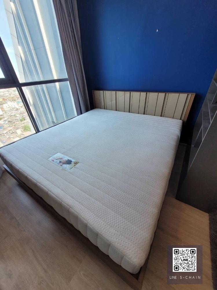 📍✨FOR RENT>> I Deo Q Chula - Samyan>> MRT สามย่าน เพียง 270 เมตร ห้อง Studio ขนาด 28.82 ตรม ชั้น30  เฟอร์นิเจอร์พร้อมเครื่องใช้ไฟฟ้า พร้อมอยู่ #LV-MO1256