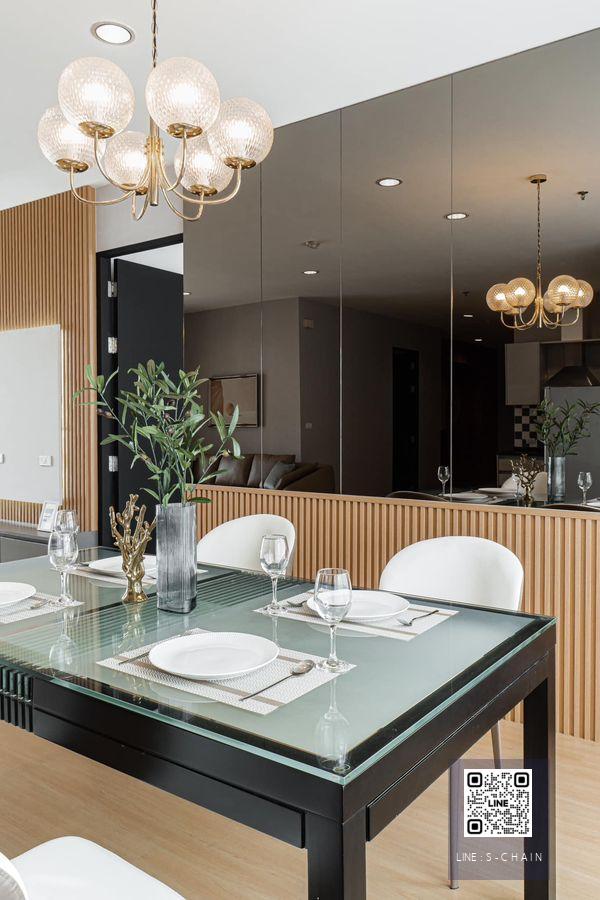 😊💥For rent คอนโด ✦Baan Klang Krung Siam - Pathumwan ✦ 3B 3B เหมาะสำหรับอาศัยเป็นครอบครัว ตกแต่งสวยหรู 🌟✨#HF1172