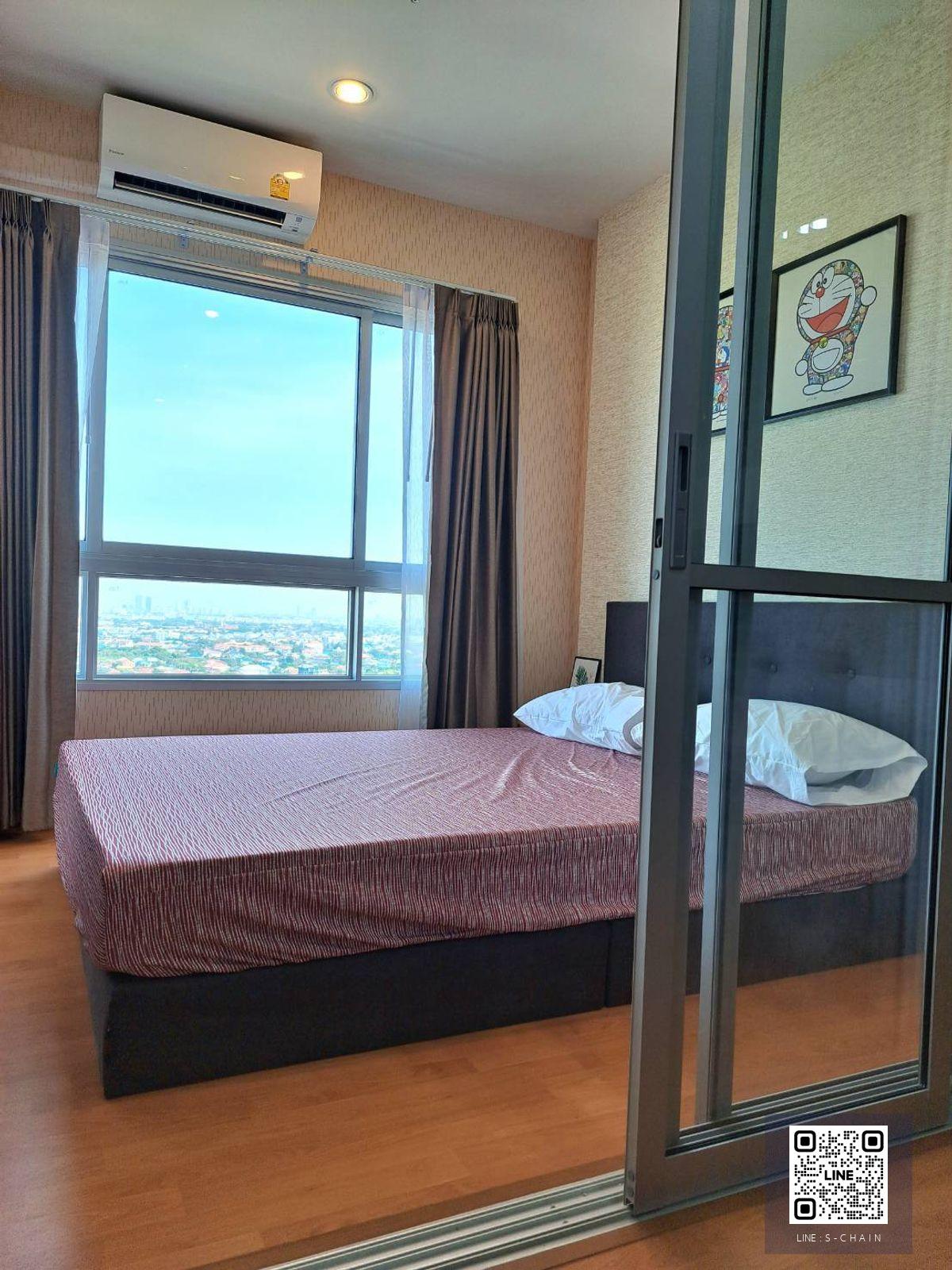 FOR RENT 📢The President Sukhumvit - Samutprakan 🌟ชั้น 22 ขนาดห้อง 27 ตร.ม เฟอร์นิเจอร์พร้อมเครื่องใช้ไฟฟ้าครบ เดินทางสะดวก ติด BTS แพรกษา  #LV-MO1693