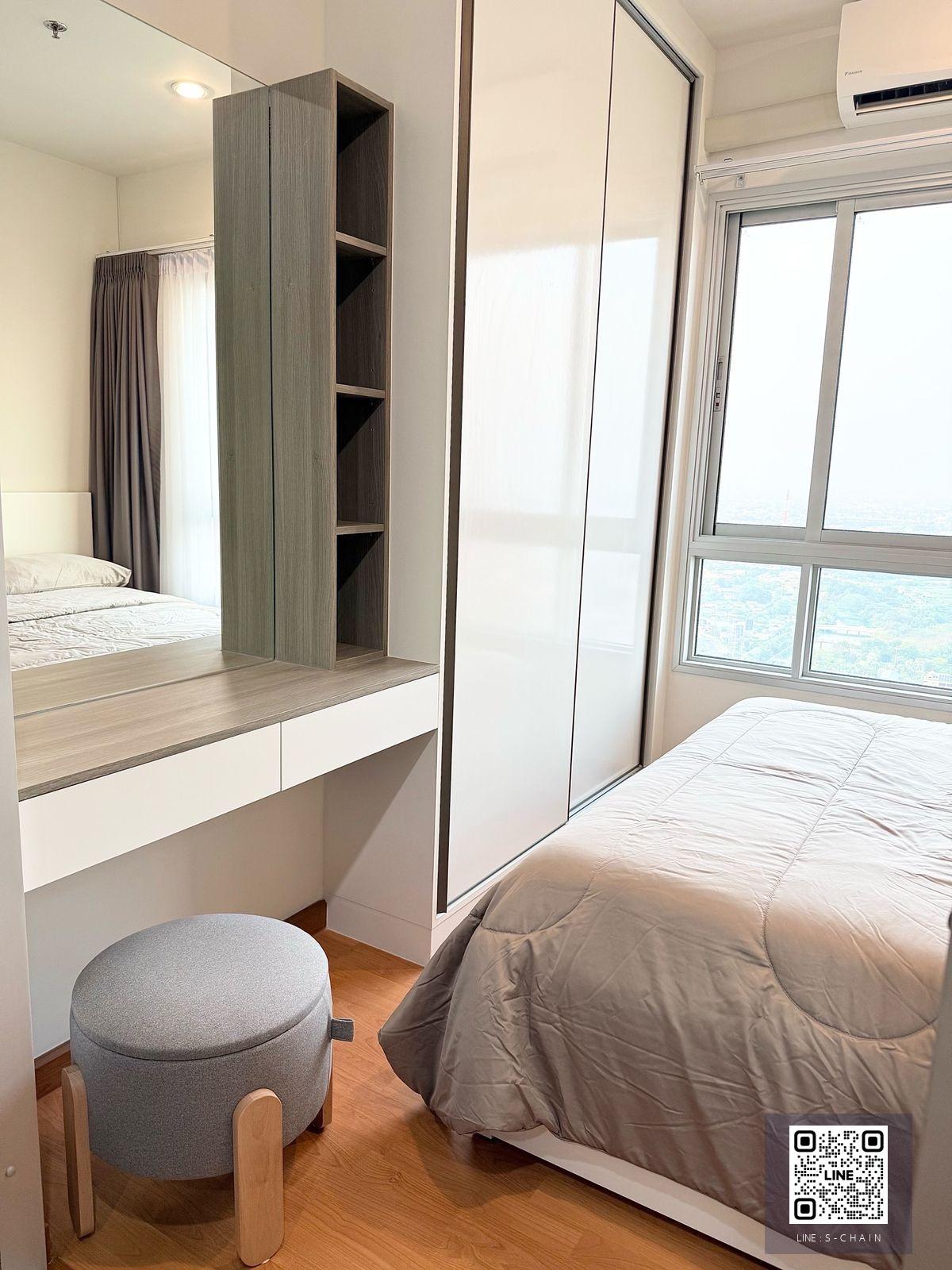 🌈📢FOR RENT>> The President Sukhumvit - Samutprakarn ✨ชั้น 33 วิวโล่ง กลางคืนสวยมาก เฟอร์นิเจอร์ครบ ติดตลาดแบล๊คมาร์เกต Robinson สมุทรปราการ ติด BTS แพรกษา #LV-MO1779